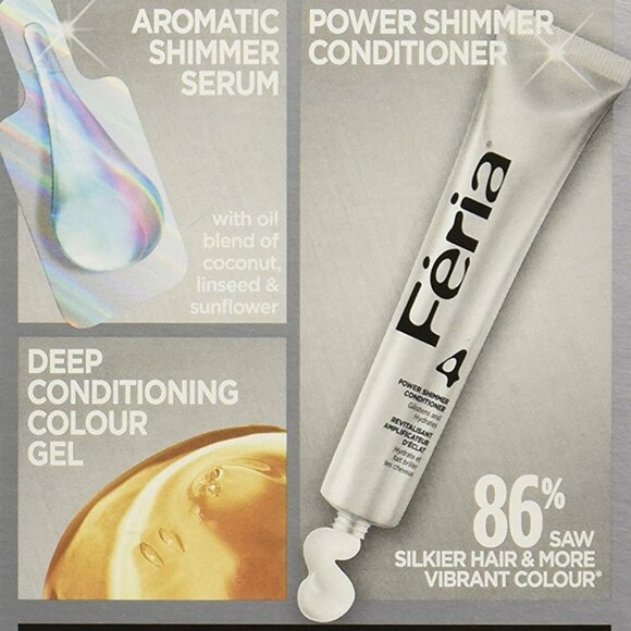 L'Oréal Paris Féria Fashion Mettalics Hair Color, 822 Medium Iridescent Blonde - Picture 4 of 6